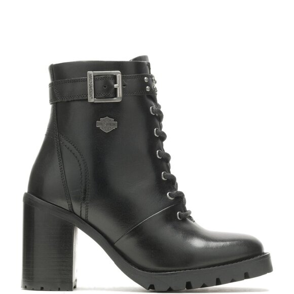 Harley Davidson Adina Lace Up Boots - Picture 2 of 8